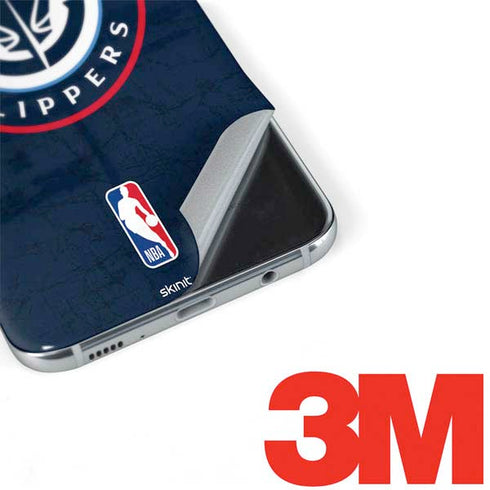 NBA Los Angeles Clippers Distressed Blue Galaxy S8 Plus Skin
